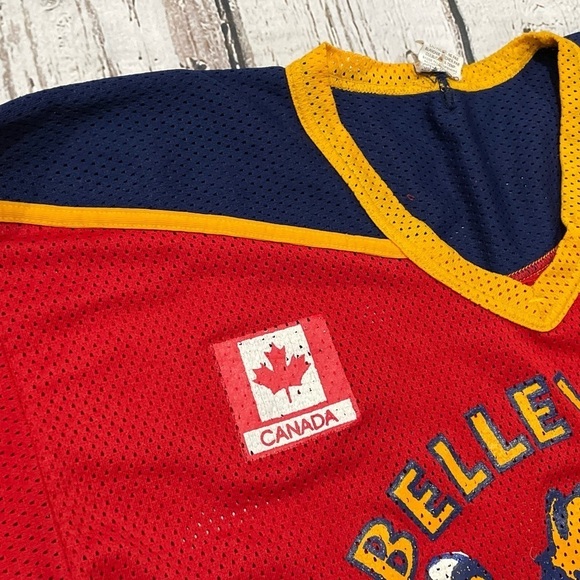 Belleville Bearcats Club Hockey Sports Jersey Sweater Top Athletic Shirt - Picture 4 of 11